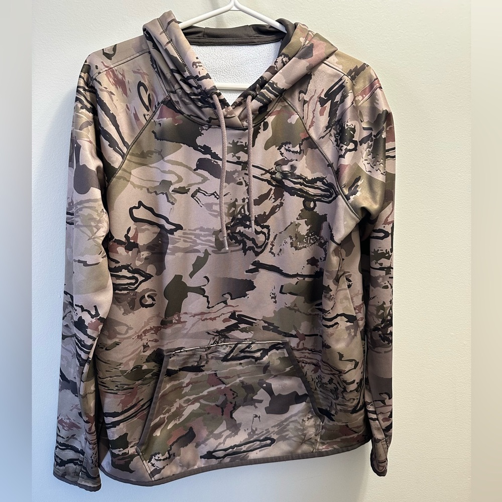 Under Armour Storm Camo Hoodie – Fleece Lined – Size Large